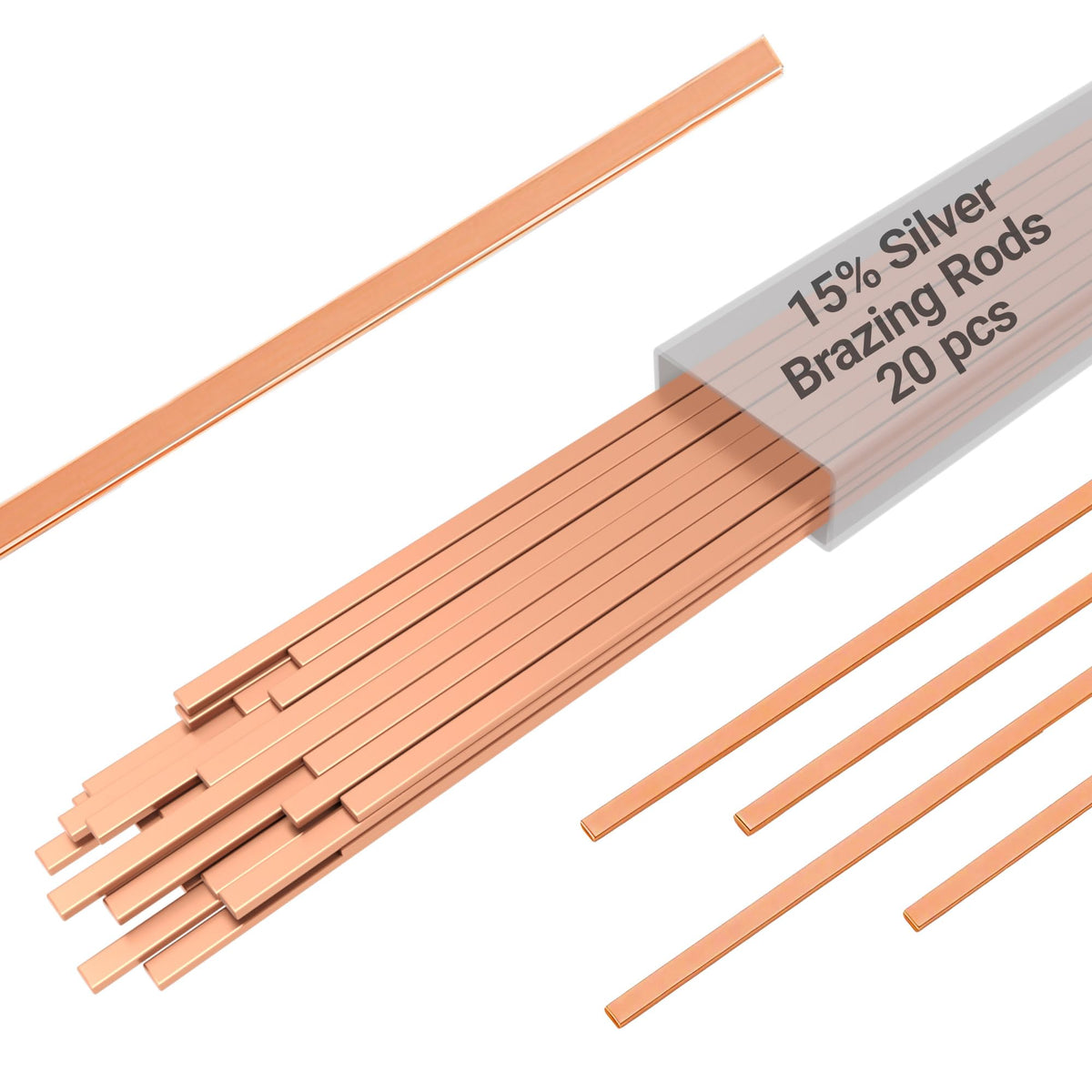 Iswanta 15% silver BCuP-5 brazing rod for HVAC joints.