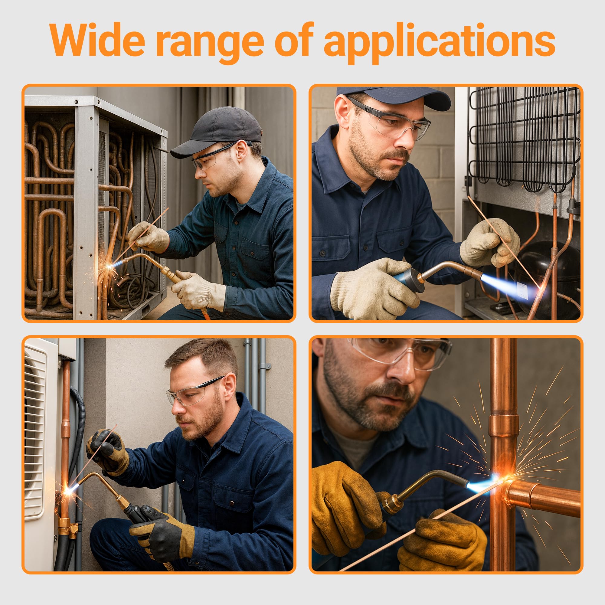 Iswanta HVAC brazing rod suited for air conditioning and refrigeration installations.