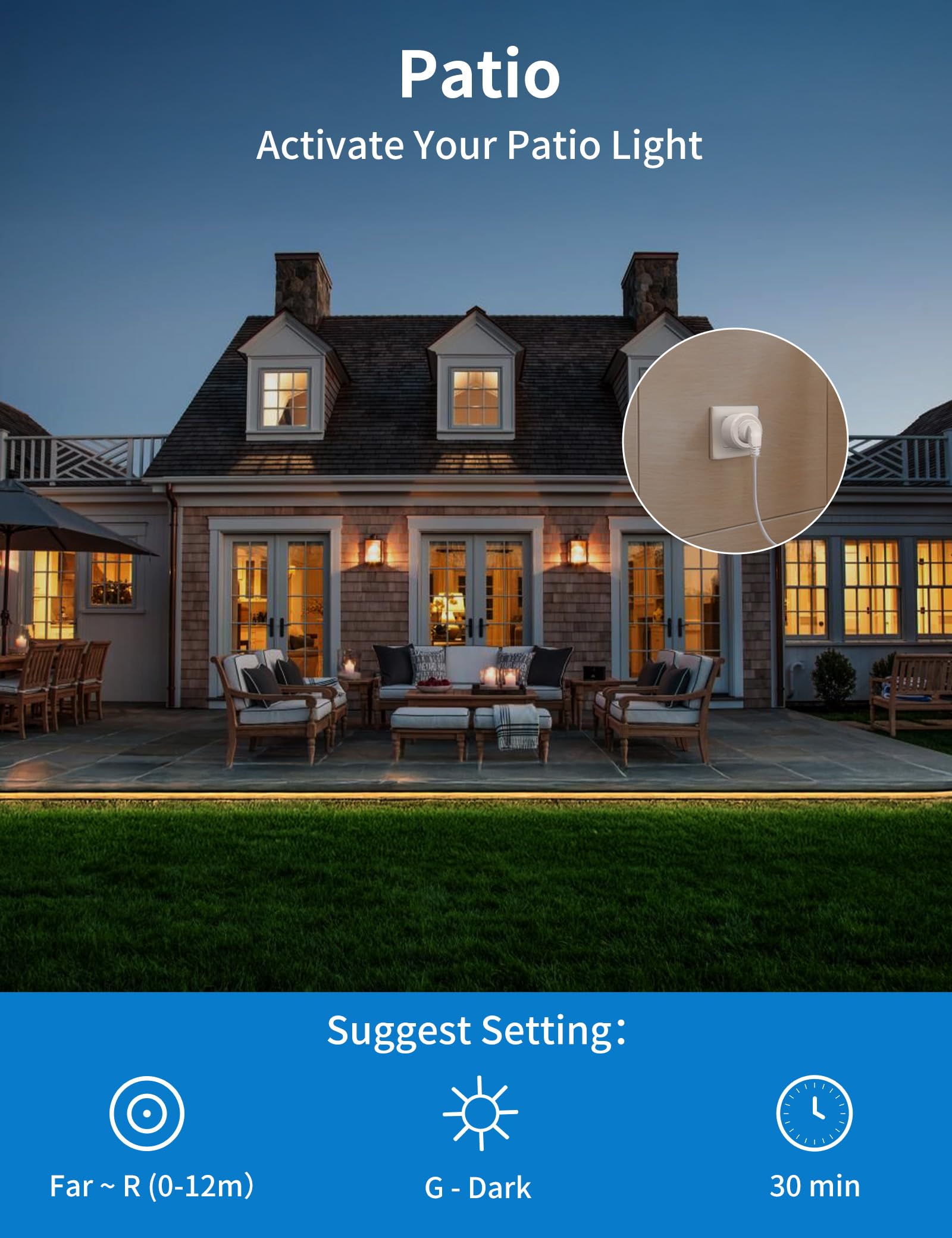 ISyncPlug supports up to 2000W for lights and fans