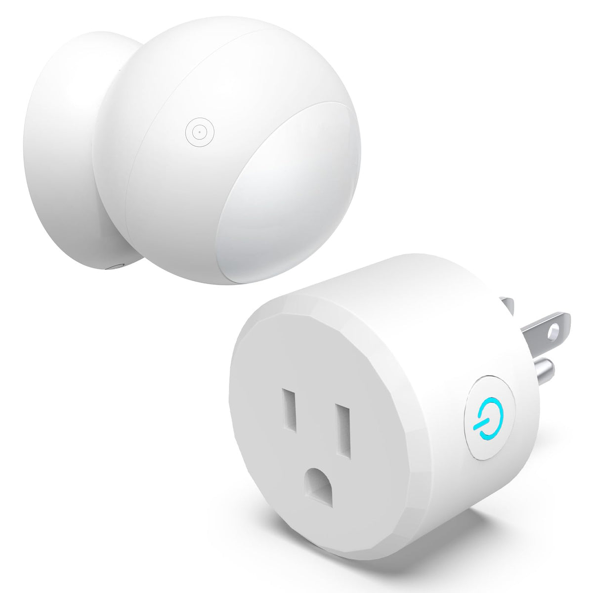 ISyncPlug wireless motion sensor outlet in packaging for quick, hands-free setup