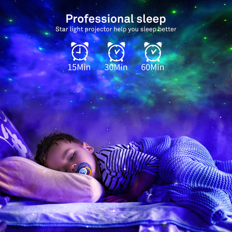 Itayak Galaxy Projector auto timer lets evenings end softly.