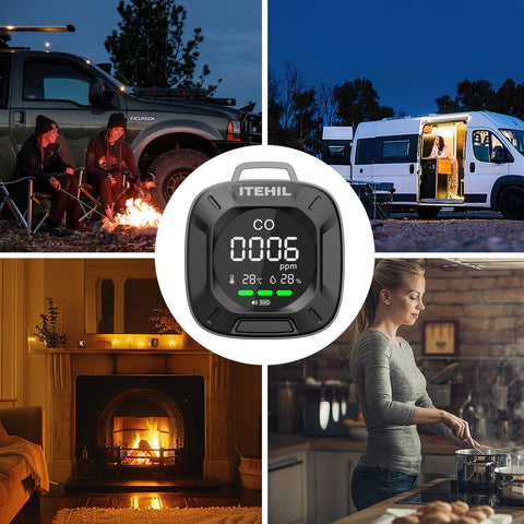 ITEHIL portable detector accompanies you on travel and camping adventures