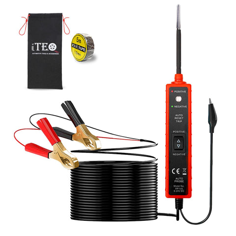 ITEQ Power Circuit Probe Tester polarity LED clearly shows positive vs negative for quick wiring checks