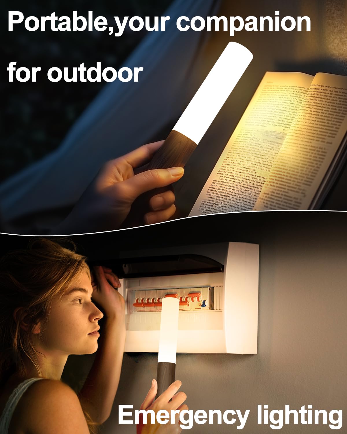 iThird battery motion sensor night light emits about 200 lumens for bright stairway lighting.