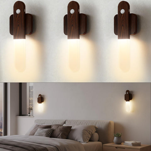 iThird battery wall sconces in a 3-pack recharge via USB for convenient ambient lighting.