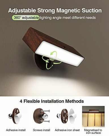 iThird bedside reading light sconce mounted by the bed
