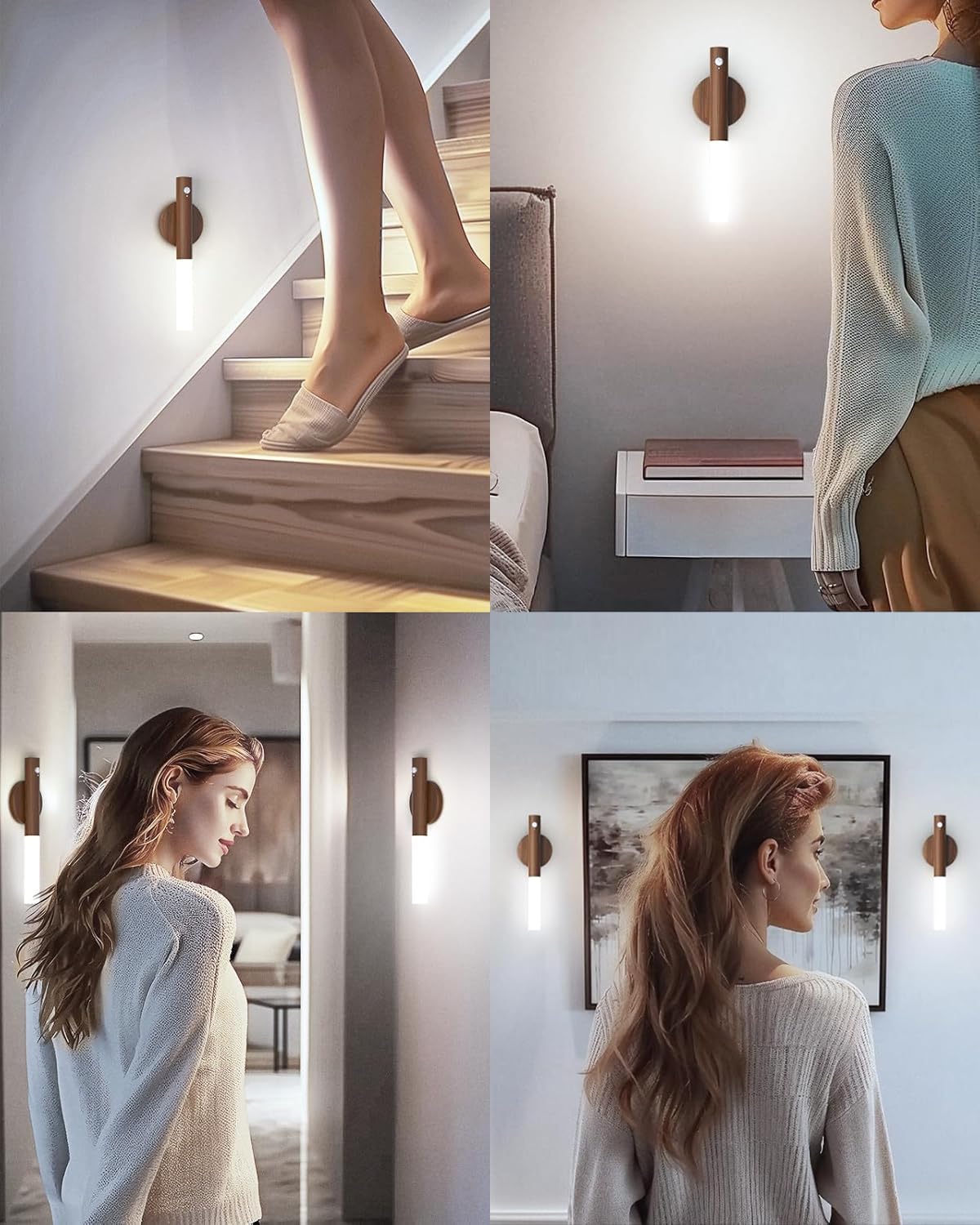 iThird motion sensor wall light activates on movement for safer stairs