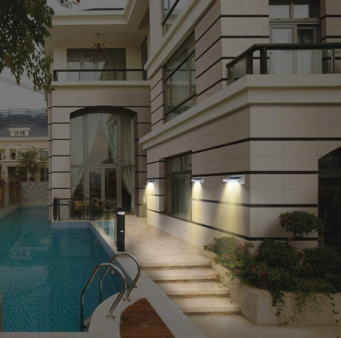 iThird no-wiring solar security light offers easy, quick installation.