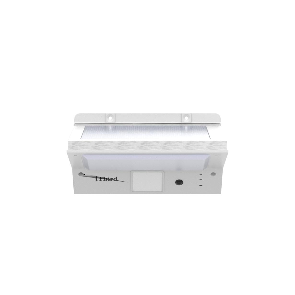 iThird solar light in dusk mode delivering bright path illumination