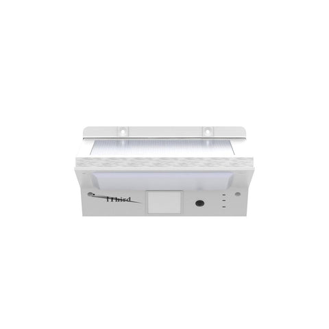 iThird solar light in dusk mode delivering bright path illumination