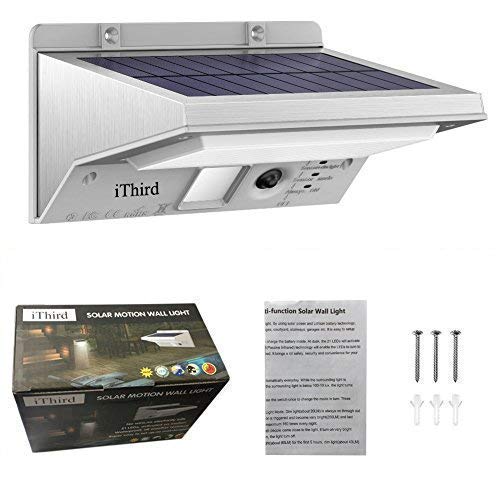 Porch entry secured by iThird daylight-bright security lighting