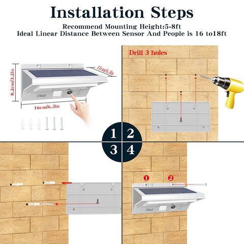 iThird waterproof outdoor light withstands rain and sun for year-round placement.
