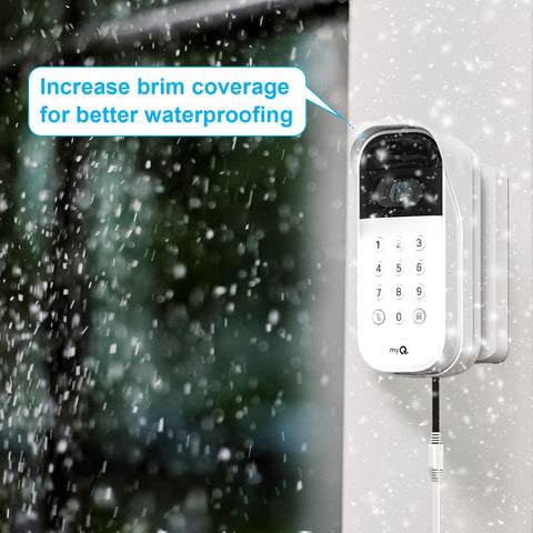iTODOS 25ft waterproof cable ensures outdoor reliability for myQ keypad