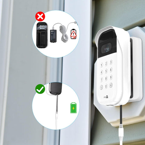 iTODOS angle-adjustable mount 40-140 degrees for myQ keypad