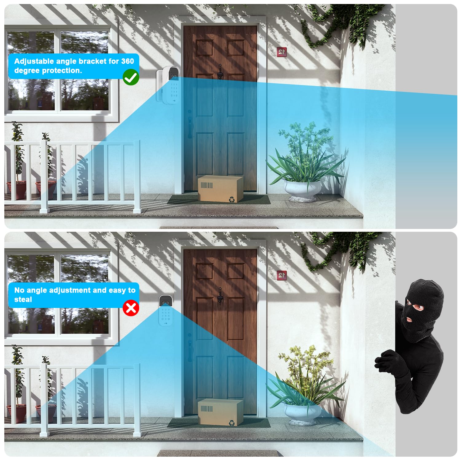 iTODOS easy-install screws and wall anchors for secure mounting