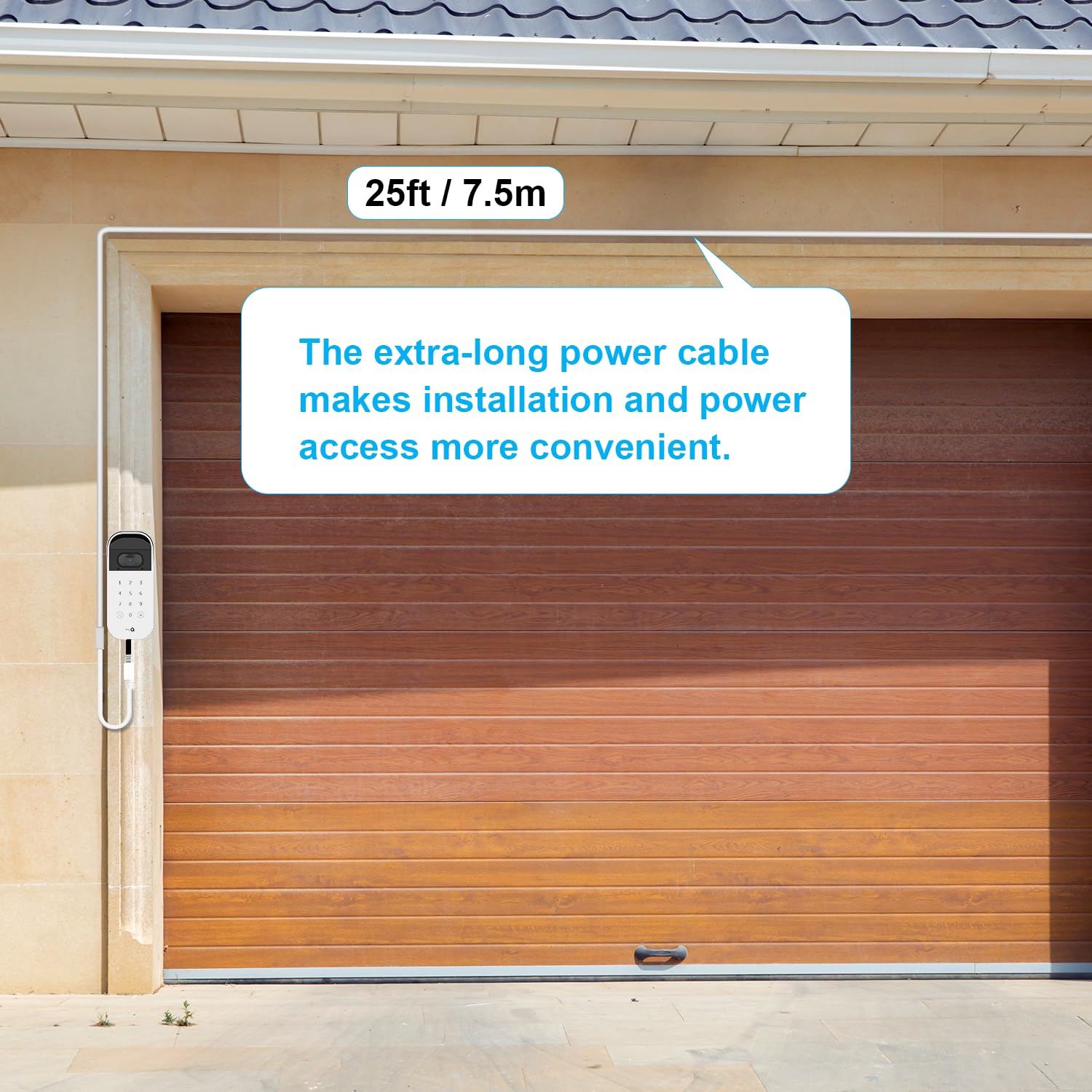 iTODOS outdoor-ready power supply compatible with myQ keypad