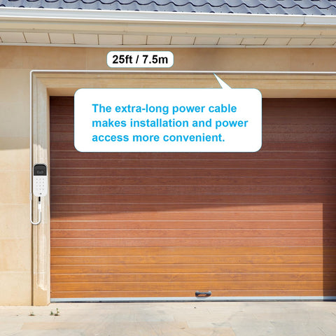 iTODOS outdoor-ready power supply compatible with myQ keypad