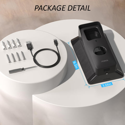 iTODOS installation-ready charger offers easy setup for Blink doorbell