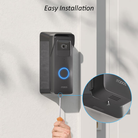 iTODOS weatherproof dock keeps the outdoor setup protected