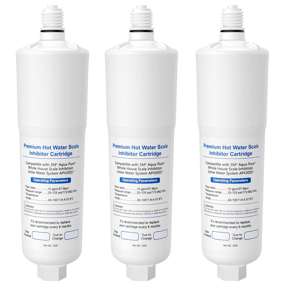 IT'S PURE EXPERT AP431 3-pack box highlights compatibility and value for whole-house water treatment