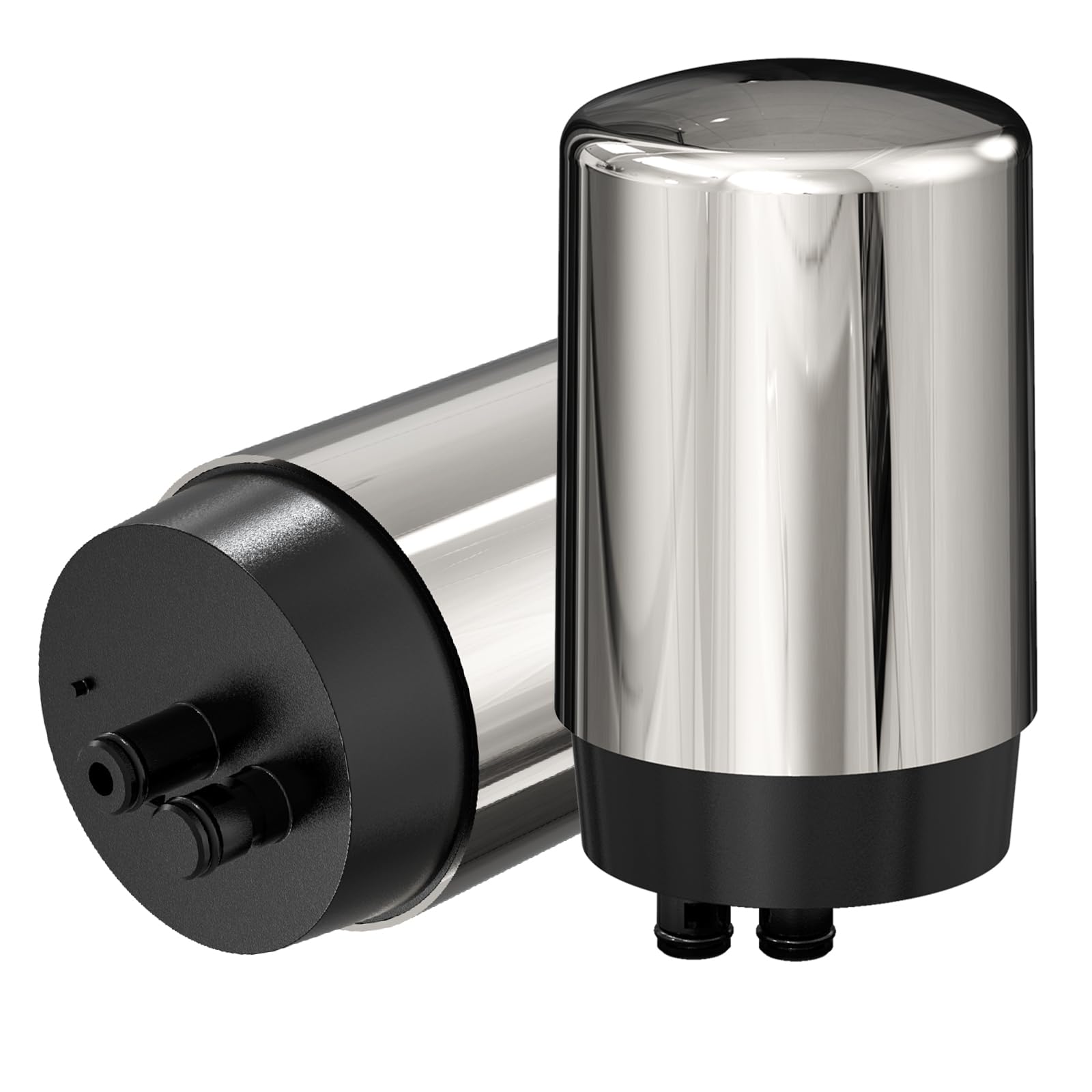 IT'S PURE EXPERT faucet filter installation shows tool-free setup.
