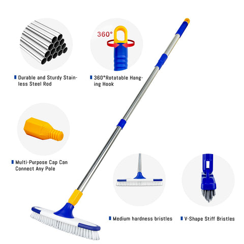 ITTAR cleaning brush set includes two brushes for versatile home cleaning.