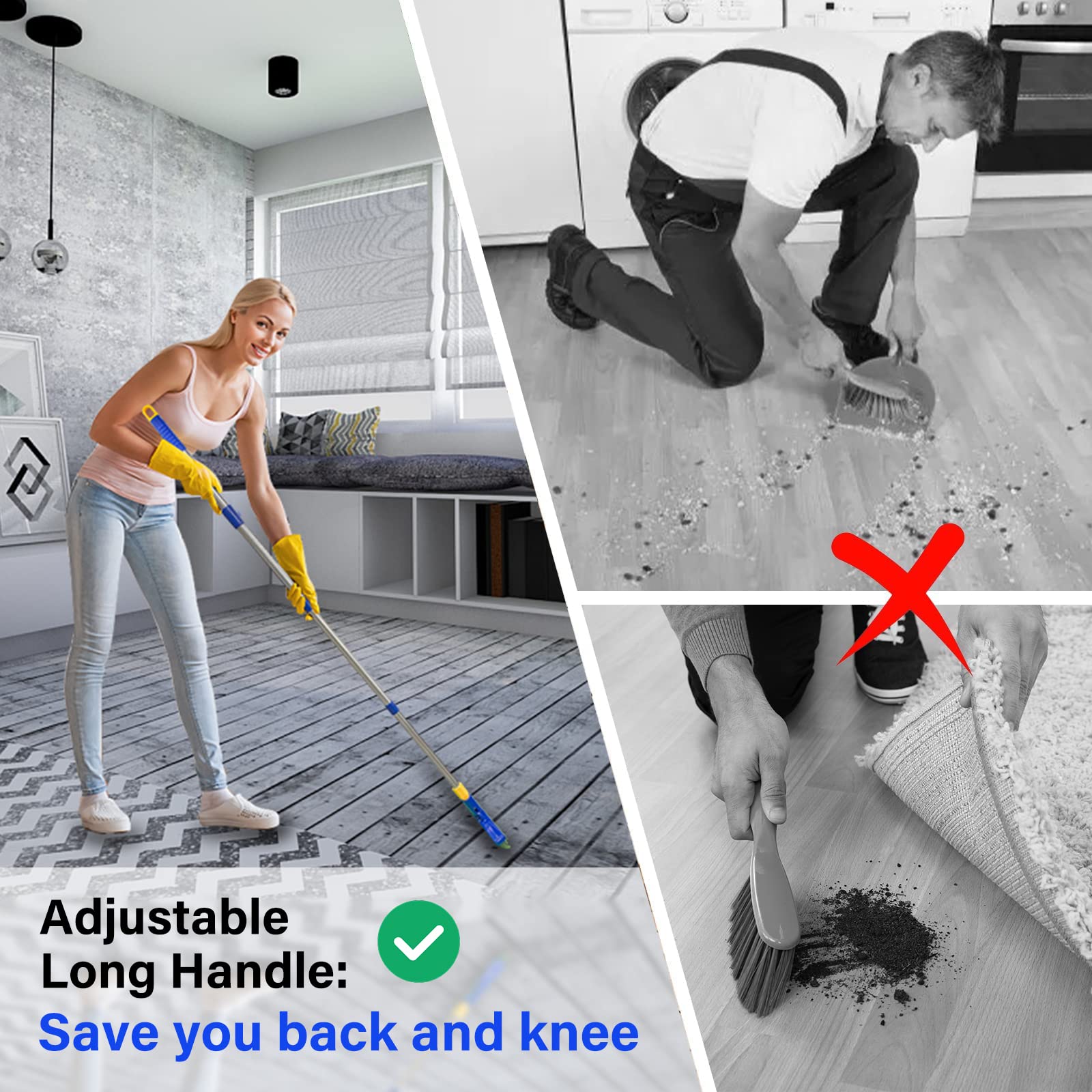 Durable threaded connection keeps brush head securely attached