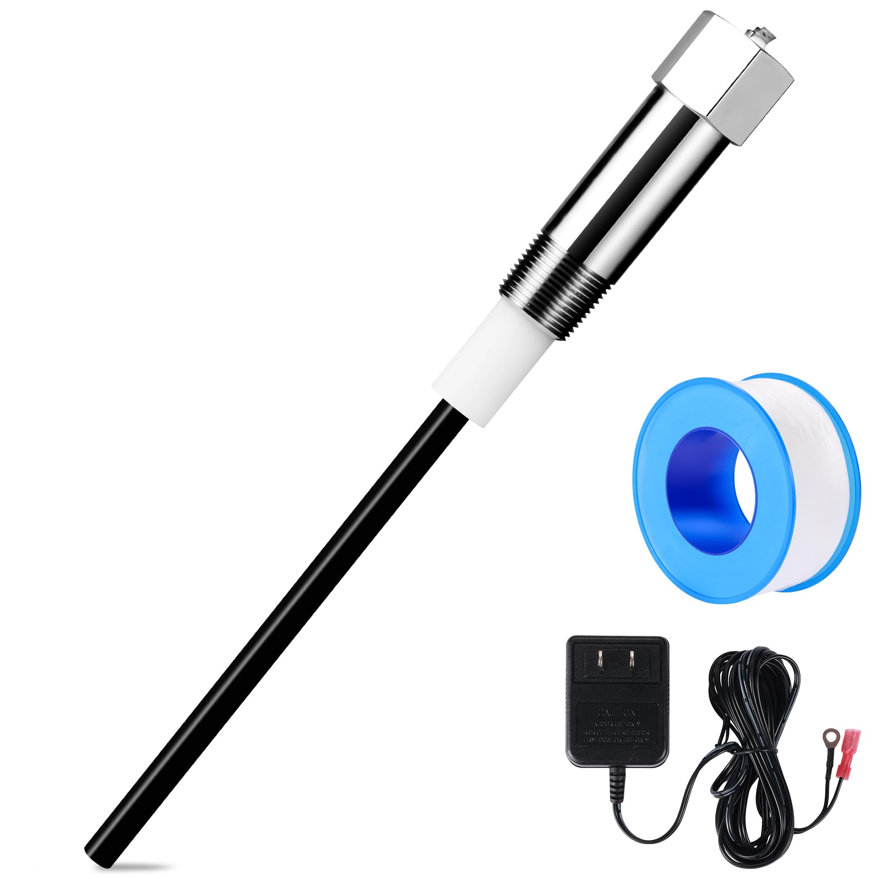 ITULCYO powered anode rod inside a 40-89 gallon water heater prevents corrosion.
