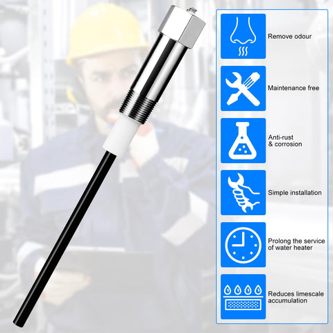 ITULCYO titanium-iridium coated rod boosts durability and long-term protection.