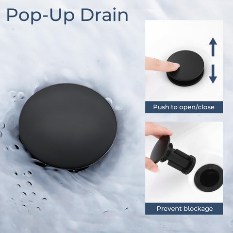 IUERASD durable metal construction supports daily bathroom use
