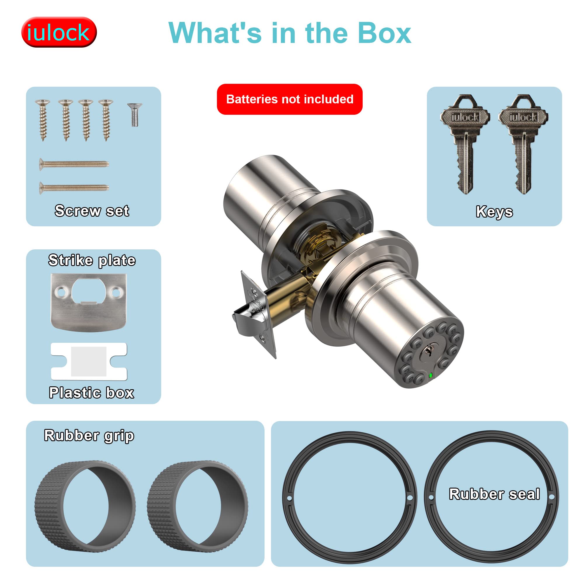 iulock easy install and quick setup for screwdriver-only mounting