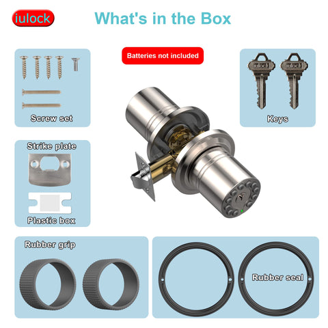 iulock easy install and quick setup for screwdriver-only mounting