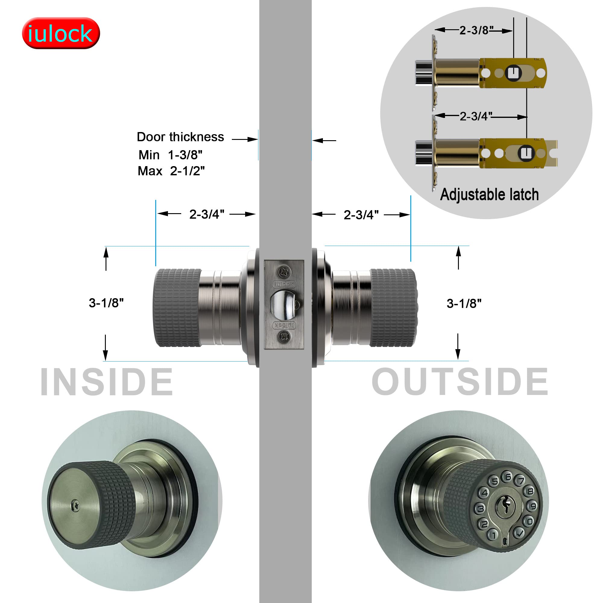 iulock IP65 weather resistance supports outdoor use across climates