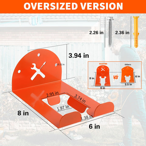 iulrtba heavy-duty trimmer hanger built from 12-gauge steel for lasting garage organization