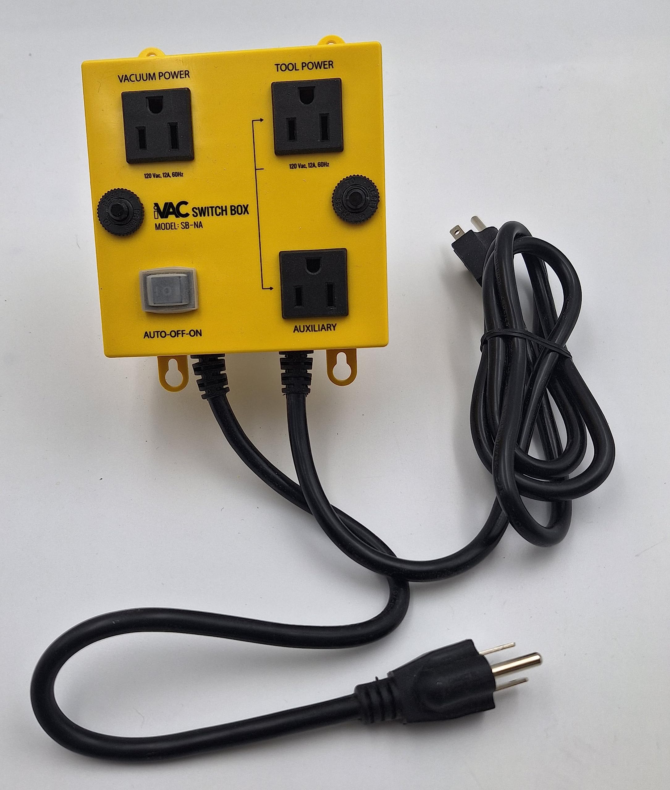 iVAC SB-NA back view with plug connections and built in protection