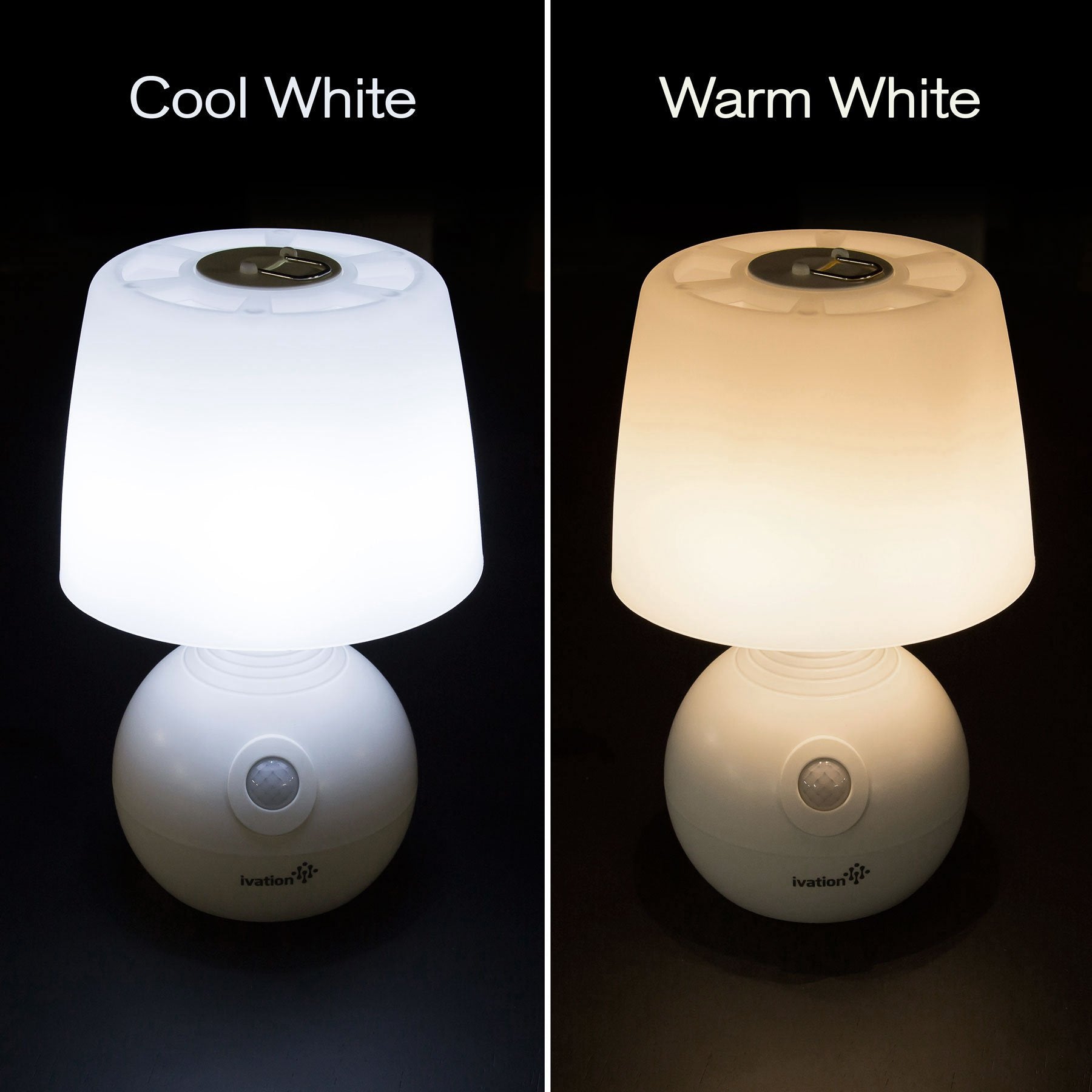 Ivation automatic motion-sensing mode activates on movement.