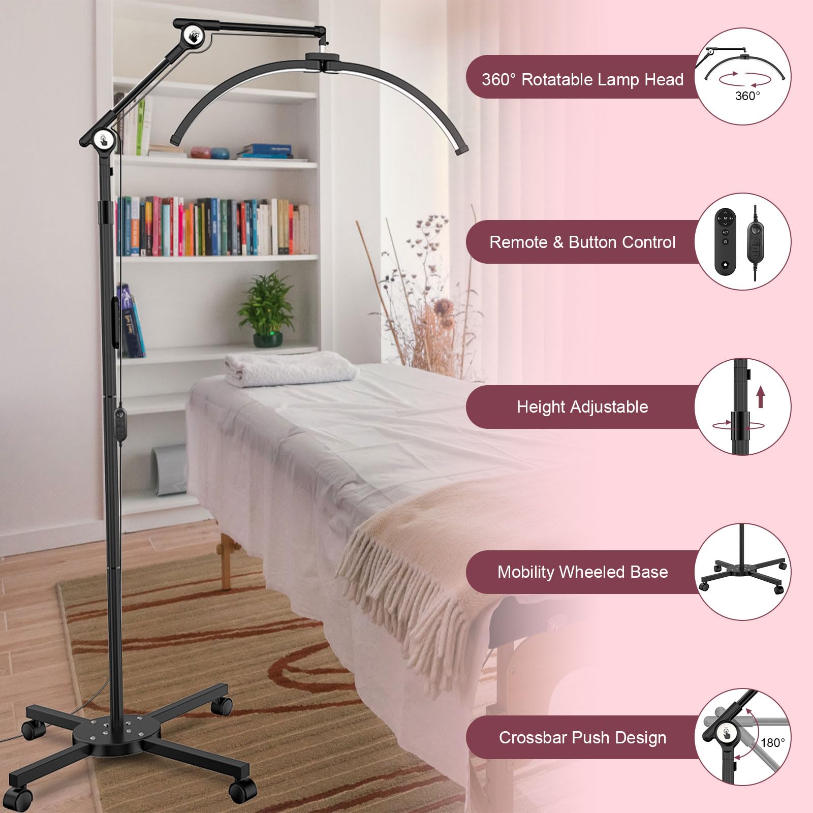 iVict Lash Light in a beauty salon setup