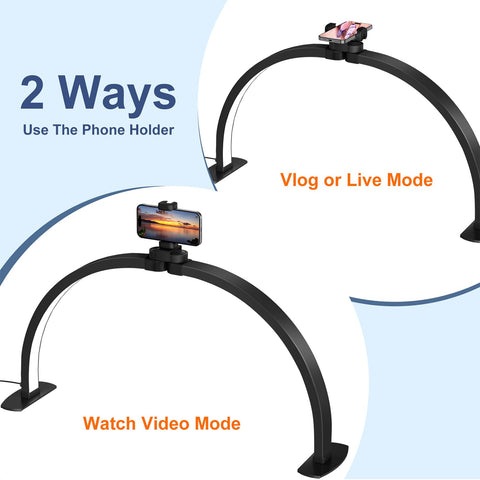 Memory function saves the last lighting mode for quick setup with iVict lamp.