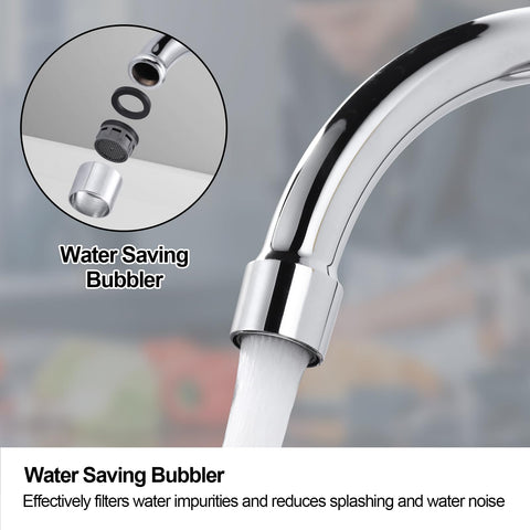 IVIGA chrome polished finish provides durable shine and scratch resistance.
