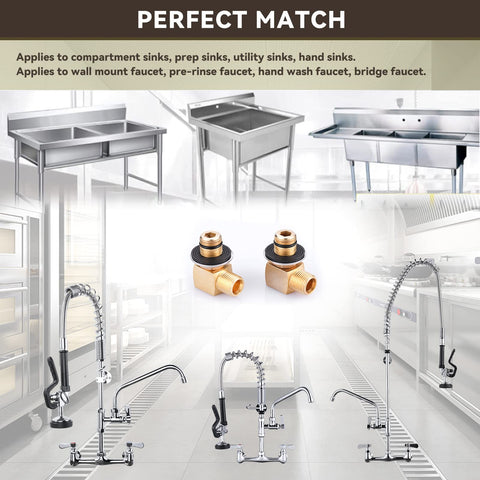 IVIGA easy installation kit with long and short ends for quick assembly.