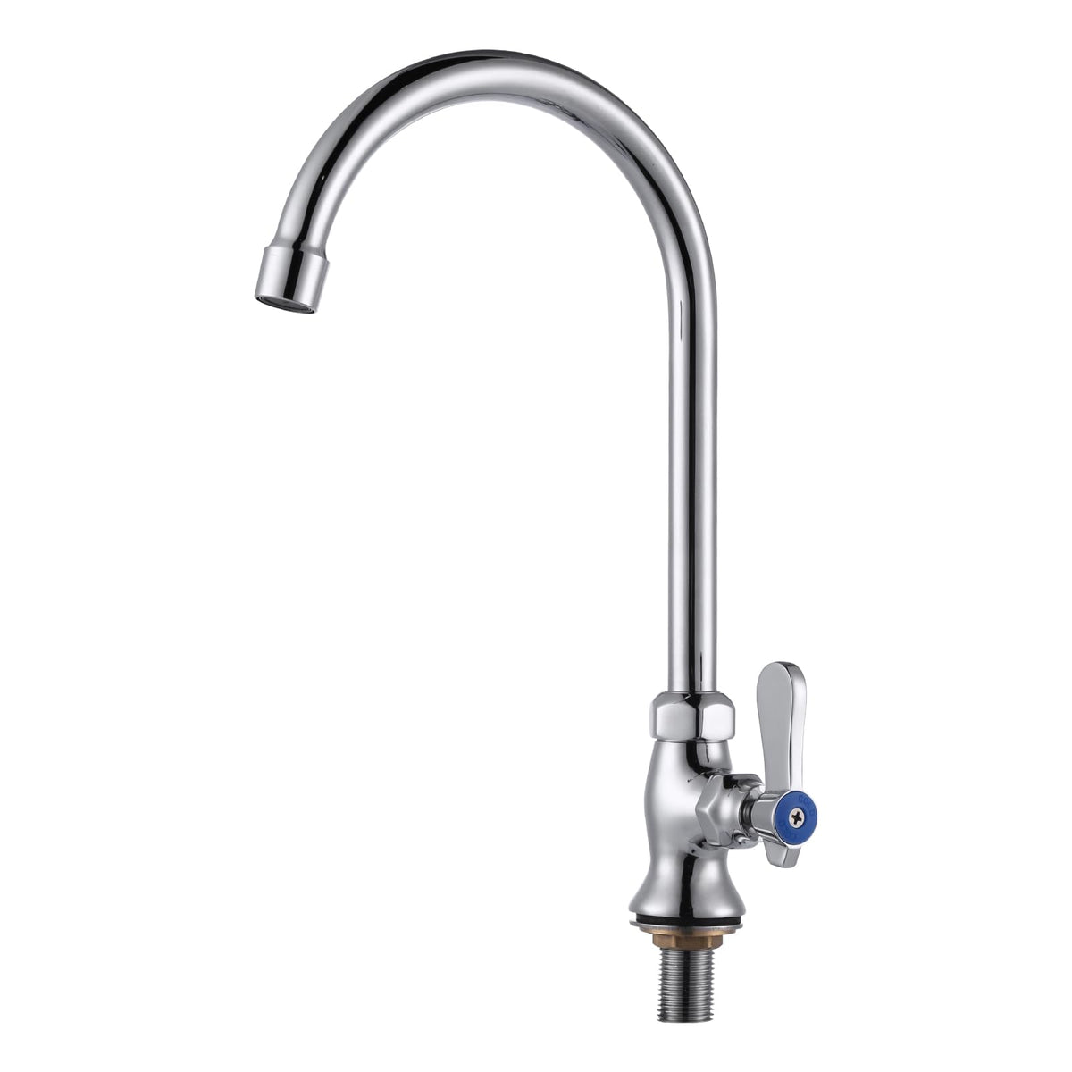 IVIGA single-hole cold-water faucet offers a compact, tidy setup for small kitchens.