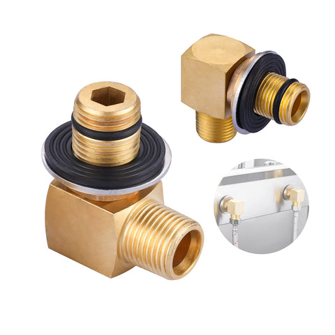 IVIGA wall mount installation kit elbow with half NPT fittings for secure connections.
