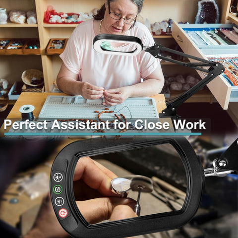 IVMAIE swing-arm design allows flexible positioning for delicate tasks.