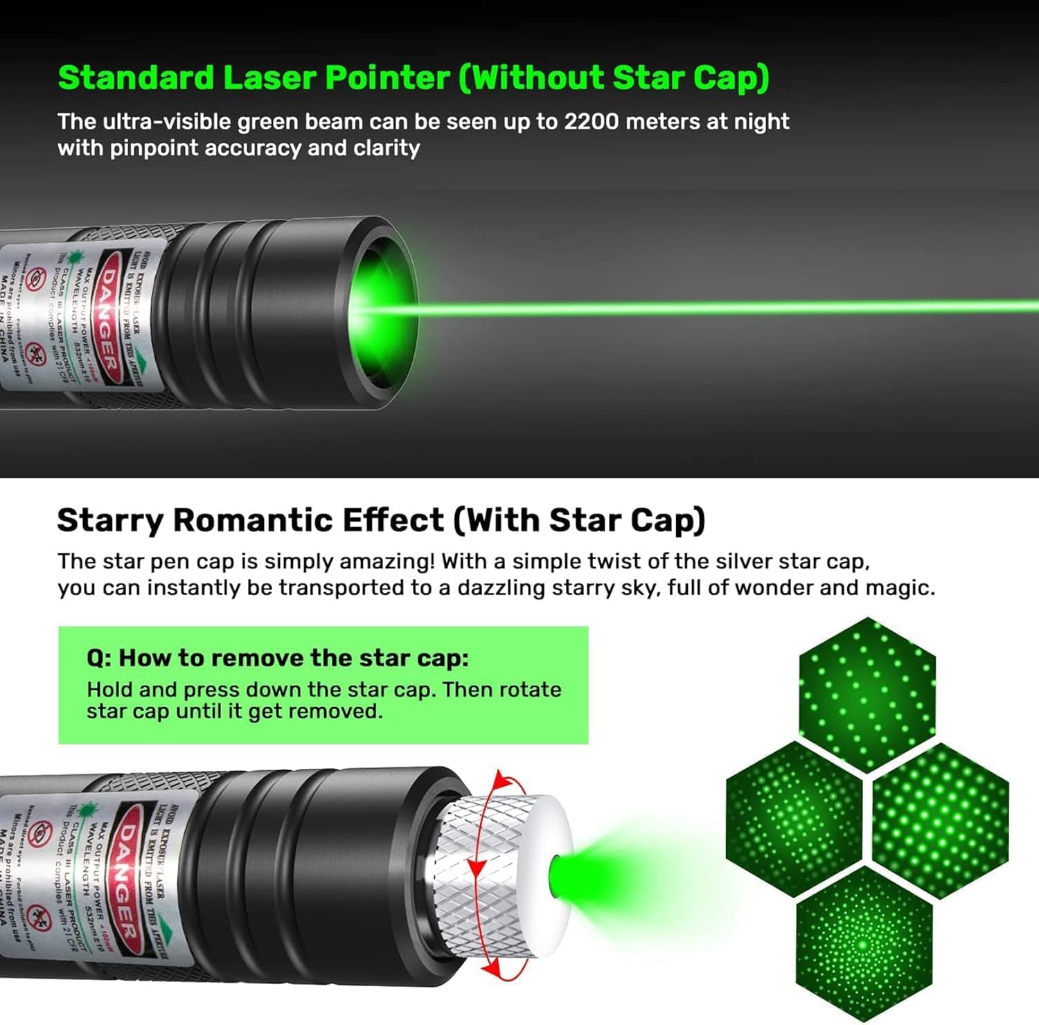 IVVTRYI green laser pointer used outdoors for precise signaling during tasks