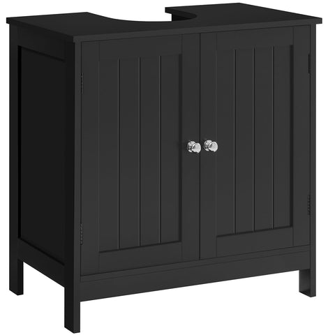 Iwell pedestal sink storage cabinet with two doors for organized under-sink space