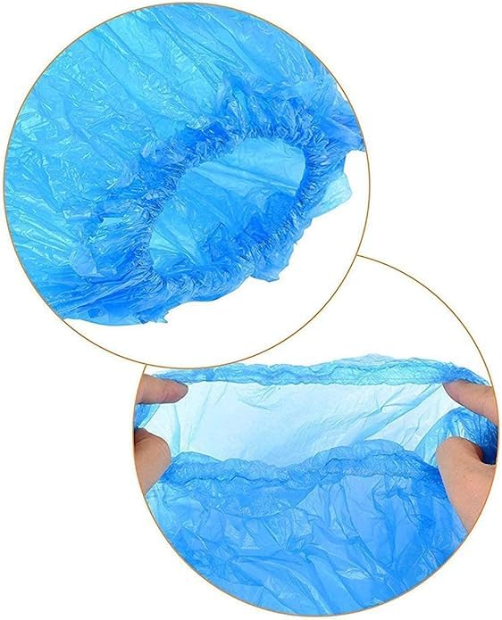 IwIeIaIrI high tube design shoe cover with elastic closure protects hems and ankles