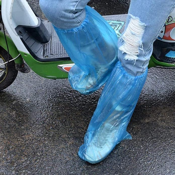 IwIeIaIrI waterproof non-slip shoe cover ideal for travel, cleaning, and outdoor tasks