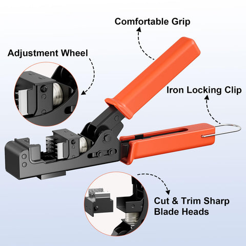 Cat6 keystone jacks 25-pack for reliable terminations.