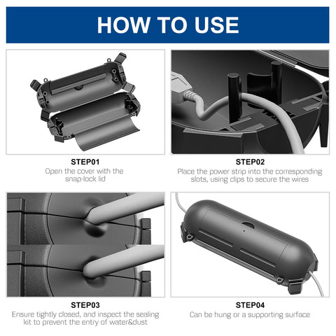 iwillink easy-use design demonstrates fast sealing and cable clamps in action
