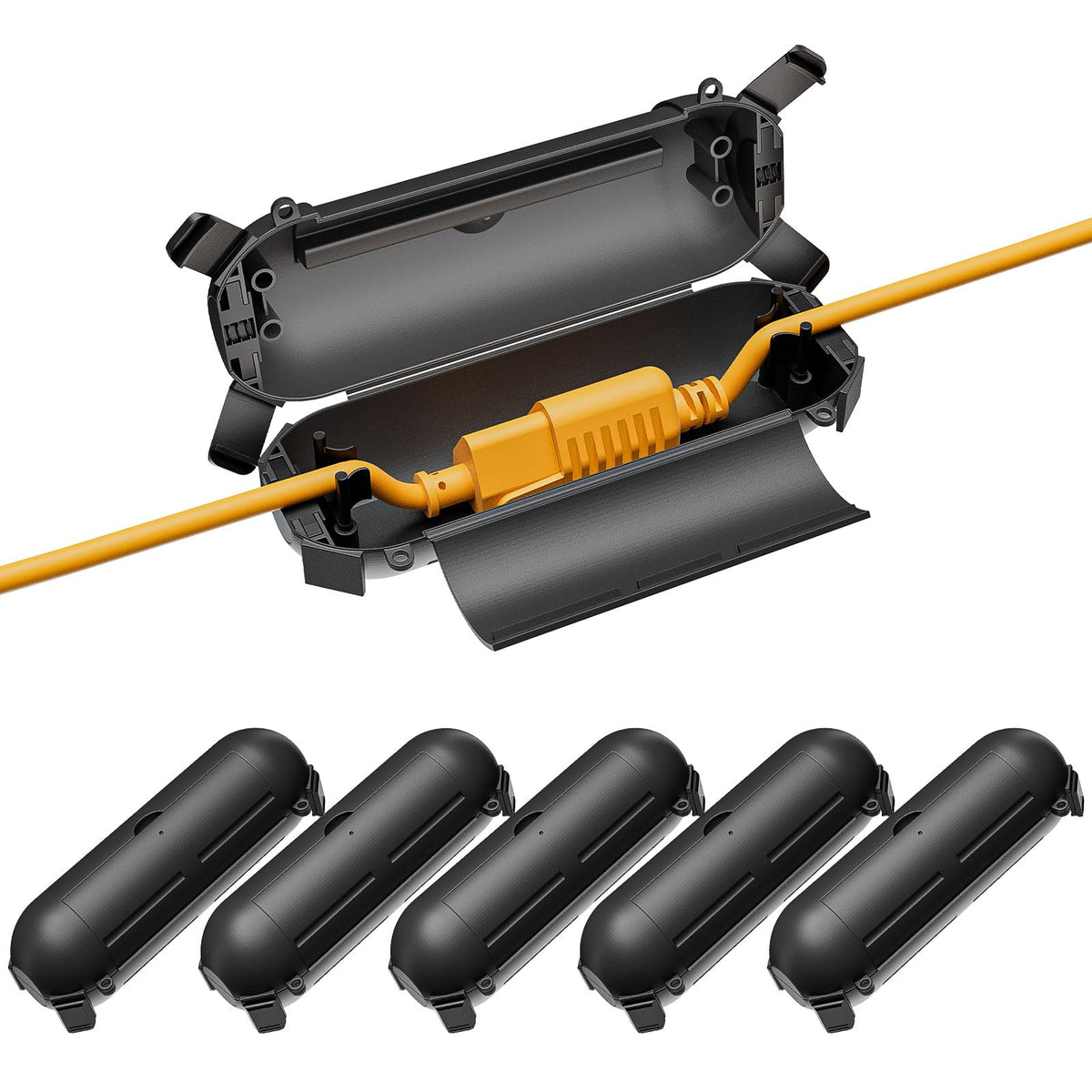 iwillink outdoor extension cord cover with compact design protects connections outdoors